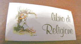 Vintage Holly Hobbie Religion Book Retro Religion Book Sticker Sticker Sticke... - £6.44 GBP