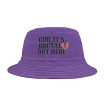 Brutal Out Here Olivia Rodrigo Fun Bucket Hat - Fun Summer Fashion | Gifts - $23.99