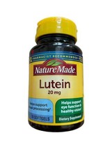 (1) Nature Made Lutein 20mg 30 Softgels Exp 9/23 New &amp; Sealed *Broken Top* - £27.68 GBP