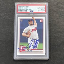 2020 Bowman #35 Logan Allen Signed Card PSA Slabbed Auto Guardians - £39.32 GBP