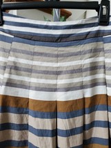 Banana Republic Women Multicolor Striped Cotton Knee Length Pencil Skirt... - $25.00