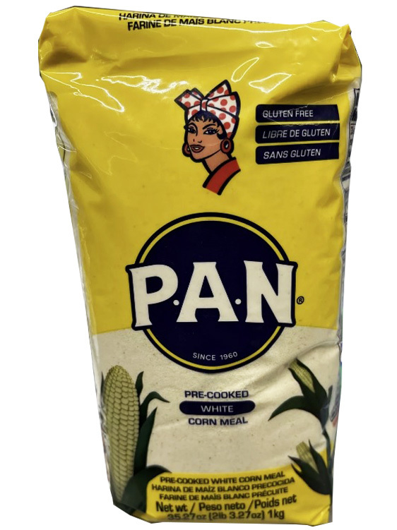 Primary image for P.A.N Pre Cooked White Corn Meal - 35.27 oz