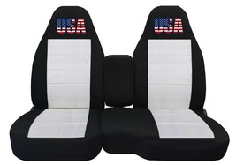 Front set car seat covers fits FORD RANGER 1991-2012 60/40 highback - USA design - $2,267.34 MXN
