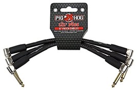 Phlil6Bk Vintage Black Woven Patch Cables 3 Pack, 6 Inch - $39.99