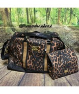 JM New York Cheetah Print Travel Bag with matching Toiletry Bag - $30.00