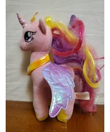 Princess Cadence Ty My Little Sparkle Pony 9&quot; Unicorn/Wings Plush Toy;Pi... - $10.95