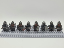 Dwarf army Dwarven Warrior The Hobbit The Lord of the Rings 8pcs Minifig... - $17.49