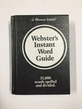 Webster&#39;s Instant Word Guide by Merriam-Webster Editors (1980, Hardcover) - £3.05 GBP