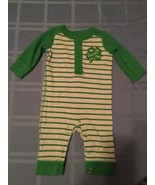 St Patricks Day Size 3 mo Koala Kids jumpsuit jumper pants green infant ... - £10.73 GBP