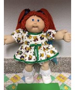 Vintage Cabbage Patch Kid Girl Red Hair Blue Eyes Head Mold #5 1985 - £138.68 GBP