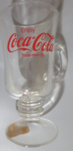 Enjoy Coca-Cola  Stem Glass with handle 8 ounces - $5.45