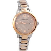Burberry BU10117 Women&#39;s Swiss Classic Two-tone Bracelet Watch - £533.93 GBP