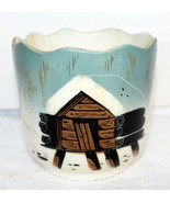 Vintage Sascha B. Brastoff MCM Alaskan Series Stilted Cabin Vase Pot ~ C... - $149.99