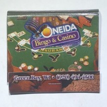 Oneida Bingo Casino Hotel Green Bay Wisconsin Match Book Matchbox - £3.89 GBP