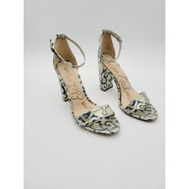 Sam Edelman Women’s Yaro Heels, Blue/Light Gold, 9M US - $558.09 MXN