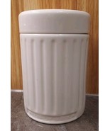 VILLEROY BOCH 6&quot; tall Solid White Canister Home Ele Coffee 12-7021-5141 - €25,86 EUR