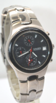 Vtg Gruen Chronograph GU3004M Date Mens Watch Rare New Battery Guaranteed - £94.92 GBP