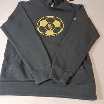 Adidas Soccer Men's Black Cotton Blend Pullover Hoodie Sweatshirt Size Small image 11