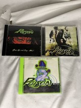 Poison CD Lot X3 Open Up And Say Ah, Crack A Smile, Greatest Hits - $11.88