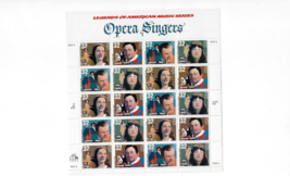 US Stamps/Sheet/Postage Sct #3157a Opera Singers MNH F-VF OG FV$6.40 - £6.18 GBP
