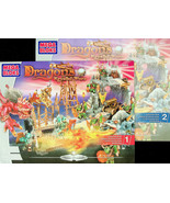 MegaBloks Instruction Book 1 and Book 2 for Dragons Krystal Wars 9891 (2... - $6.16