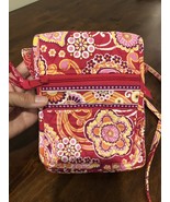 Vera Bradley Raspberry Fizz Mini Hipster Cross Body Shoulder Bag Purse R... - €12,29 EUR