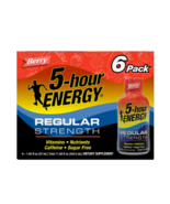 5-Hour ENERGYShot Regular Strength Berry1.93fl oz x 6 pack - £30.60 GBP