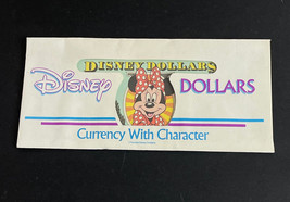 Lot Of 2 1990 Aa Sequential $10 Minnie Mouse Disney Dollars Currency W/ Envelope - $200.00