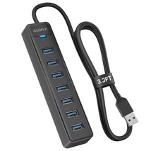 Idsonix 7 Prots Usb Hub 3.0 [3.3Ft] Usb Expander Hub 5Gbps Usb Splitter Multipor - £30.07 GBP