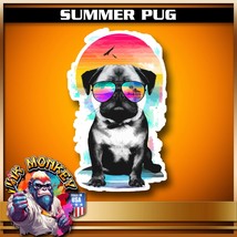 Summer Pug - Decal - £3.37 GBP+