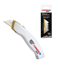 Lenox 20353-SSRK1 Gold Quick Change Retractable Knife With Titanium Edge 5 Pack - $23.81