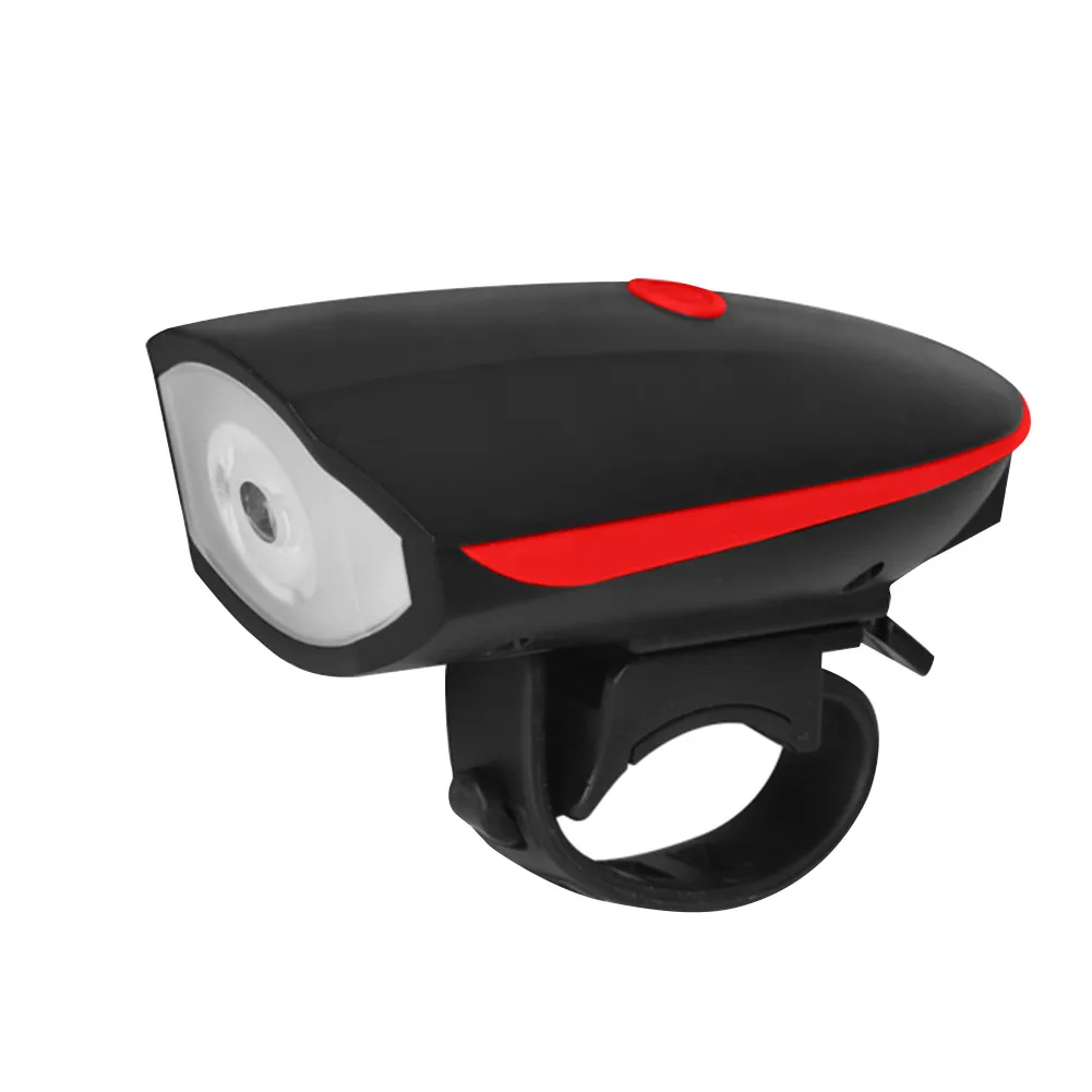 Rechargeable Bike Front Light with Horn MTB Mountain Bike Flashlight Wat... - $64.33