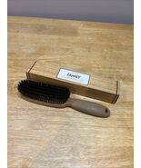 Vtg Avon Family Clothes Lint Brush in Box Brown Handle Soft Black Bristl... - $29.69