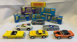 Matchbox Diecast Car Lot in Boxes T-Bird Tanzara Dodge Corvette Nissan P... - $29.95