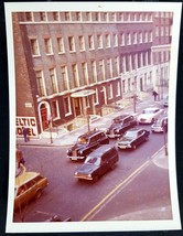 1975 Celtic Hotel Street Scene Taxis London Photo Color Snapshot - £2.38 GBP