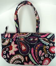 Vera Bradley Painted Paisley Quilted Shoulder Purse Bag - Nice Condition - £15.23 GBP