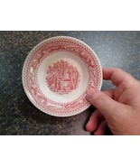 Vtg 1965 Royal Ironstone Memory Lane Red &amp; White Berry Bowl 5.5” Replace... - $5.93