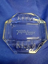 Vintage TraveLodge Highway Hotels Clear Glass Ashtray - $14.01
