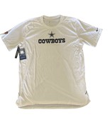 Nike Mens Dallas Cowboys NFL Football Short Sleeve Dri-Fit Shirt, Large - $19.60