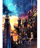 Kingdom Hearts III Poster Video Game Art Print Size 14x21&quot; 24x36&quot; 27x40&quot;... - £9.41 GBP+