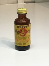 Vintage  Hoppe&#39;s No 9 Gun Cleaning Nitro Powder Solvent Bottle It Is 35%... - $10.39