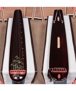 Guqin Chaotic style Hand drawn bamboo Old cedar wood Chinese string inst... - $1,250.75 CAD
