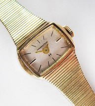 Awesome Vintage Ladies Mid Century MCM Hamilton Gold Plate Watch - Runs Great - £43.01 GBP