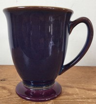 Vtg Denby Regatta Harlequin Porcelain Footed Glazed Irish Coffee Mug Eng... - £23.90 GBP