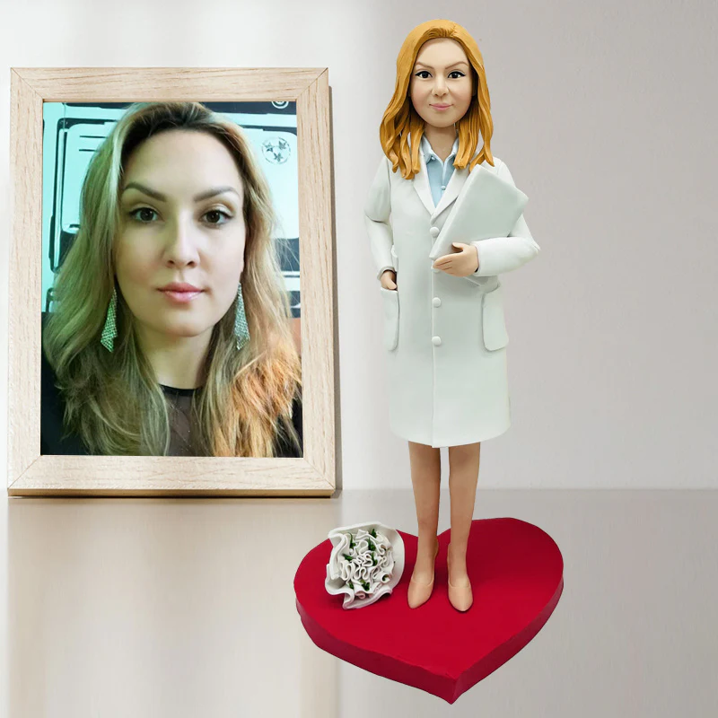Custom Female Doctor Bobblehead –Personalized Medical Professional Figur... - $1,691.23 MXN+