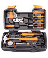 39 Piece Tool Set General Household Hand Kit With Plastic Toolbox Storag... - £31.45 GBP