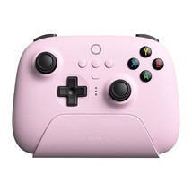 8Bitdo Ultimate 2.4G Wireless Controller With Charging Dock, 2.4G, Pastel Pink - £48.54 GBP