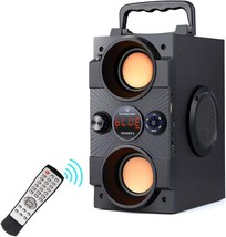 3.7V 30W(Peak) Portable Bluetooth Speakers with Double Subwoofer Rich, No Light - £55.12 GBP