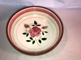 2 Stangl Wild Rose Bowls 5.5 Inch Fruit And 8 Inch Vegetable Mint - $24.99