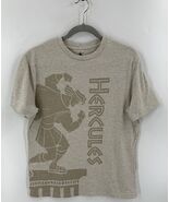 Disney Parks Hercules Mens Shirt Size Medium Gray Graphic Short Sleeve Tee - $473.57 MXN